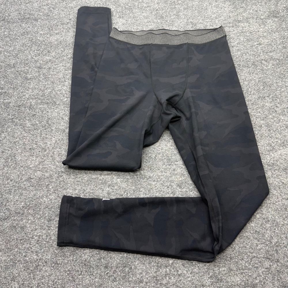 Vuori Mens Limitless Camo Leggings Black Camo Compression Tights Medium V432